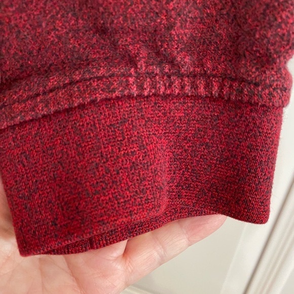 Youth Size Large Red Zip Front Hoodie by Canadiana Front Pockets - Picture 9 of 10